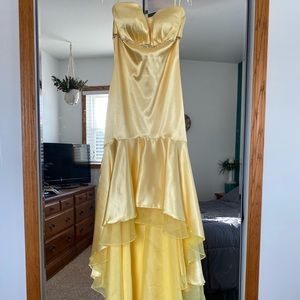 Yellow High-Low Venus Dress (Size 4)